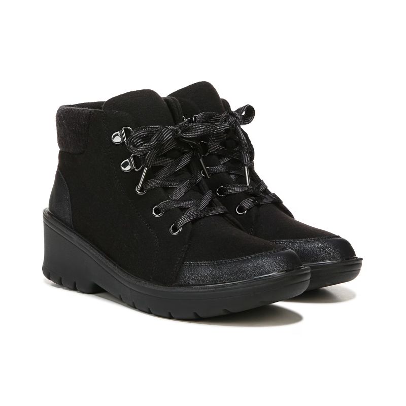 Bzees Women's Brooklyn Bootie-Black Fabric | Canada Outlet