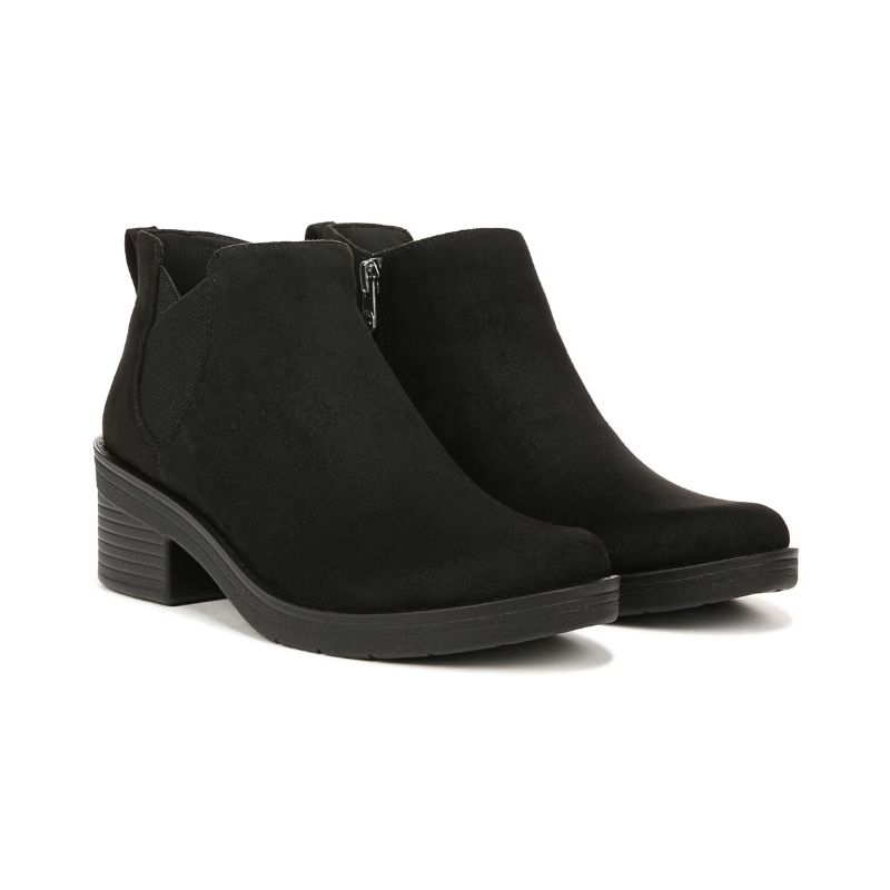 Bzees Women's Ontario Ankle Bootie-Black Fabric | Canada Outlet