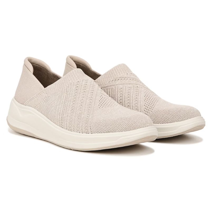 Bzees Women's Triumph Slip On-Beige Fabric | Canada Outlet