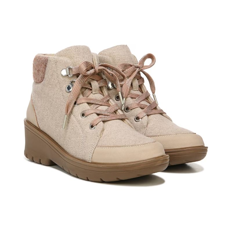 Bzees Women's Brooklyn Bootie-Beige Fabric | Canada Outlet