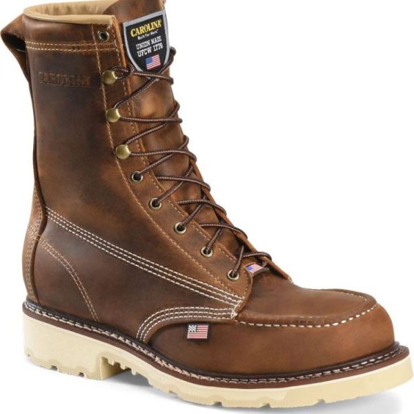 CAROLINA MEN'S FERRIC USA STEEL TOE in BROWN | CANADA OUTLET