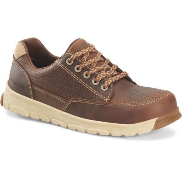 CAROLINA WOMEN'S S-117 ALUMINUM TOE OXFORD in DARK BROWN | CANADA OUTLET