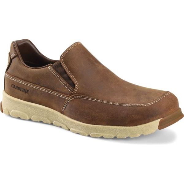 CAROLINA MEN'S S-117 ALUMINUM TOE SLIP ON in DARK BROWN | CANADA OUTLET