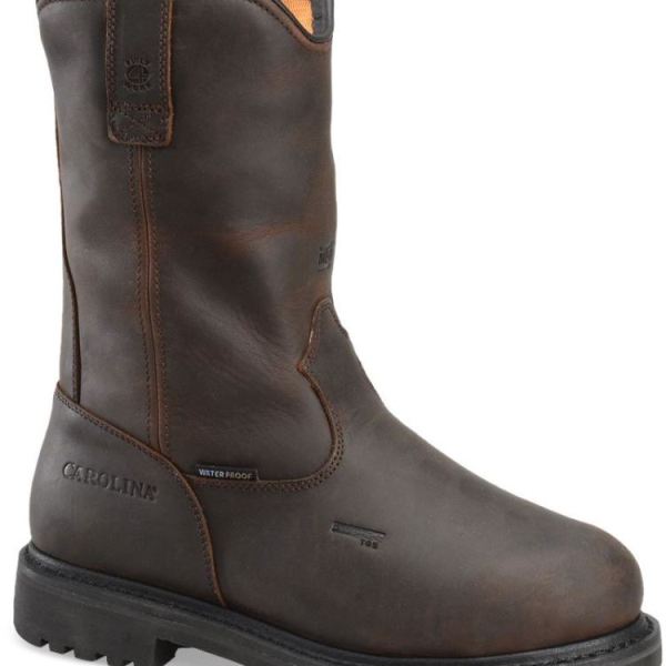 CAROLINA MEN'S LINE BUILDER INT ALUMINUM TOE in DARK BROWN | CANADA OUTLET