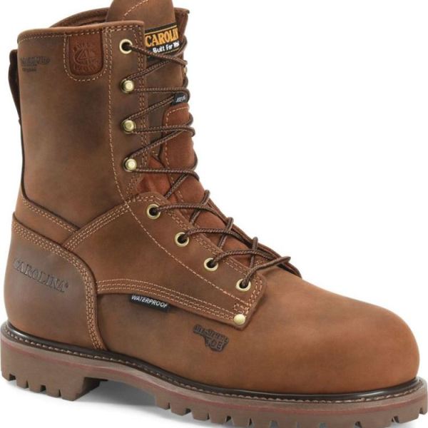 CAROLINA MEN'S INSULATED 28 SERIES COMP TOE in MEDIUM BROWN | CANADA OUTLET