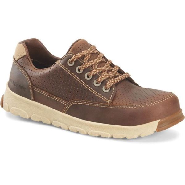 CAROLINA WOMEN'S S-117 ALUMINUM TOE OXFORD in DARK BROWN | CANADA OUTLET
