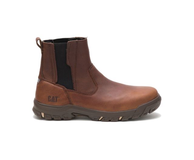 Cat - Abbey Steel Toe Work Boot Butterscotch