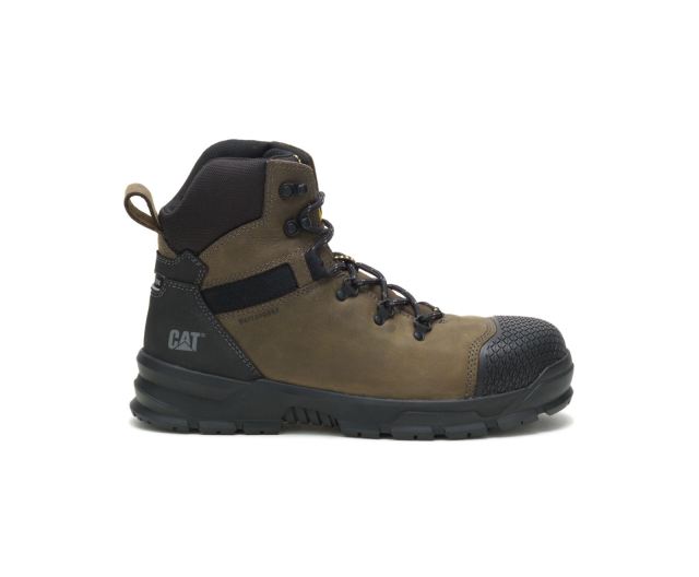 Cat - Accomplice X Waterproof Steel Toe Work Boot Boulder