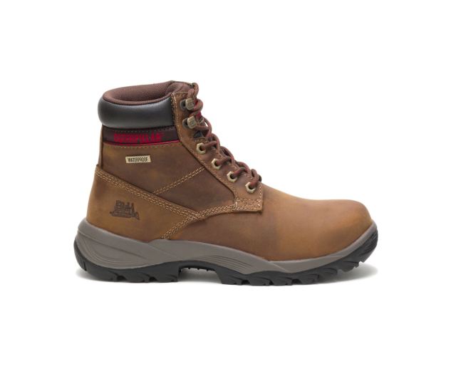 Cat - Dryverse 6" Waterproof Work Boot Dark Beige