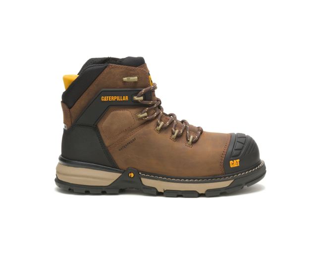 Cat - Excavator Superlite Waterproof Thinsulate™ Nano Toe Work Boot Dark Brown