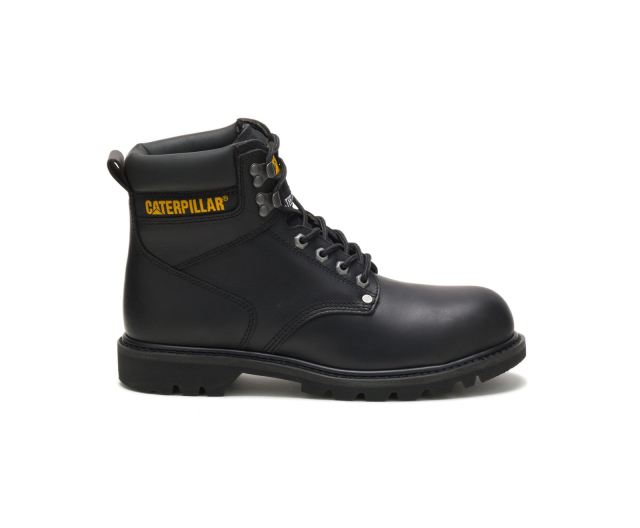 Cat - Second Shift Steel Toe Work Boot Black