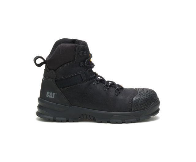 Cat - Accomplice X Waterproof Steel Toe Work Boot Black