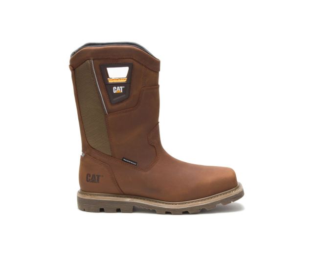 Cat - Stillwell Waterproof Steel Toe Work Boot Butterscotch