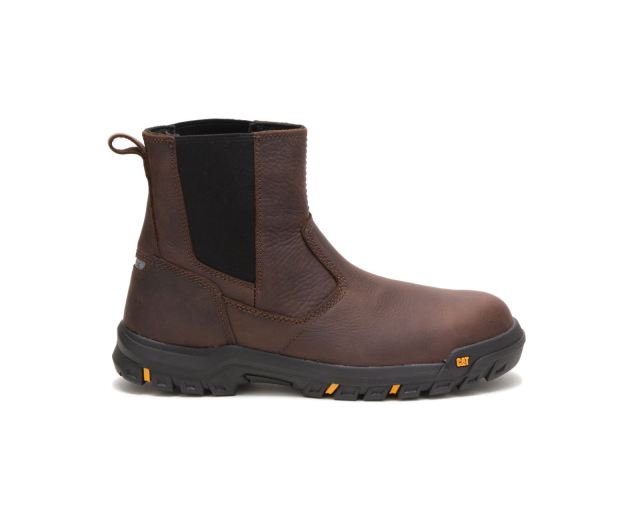 Cat - Wheelbase Steel Toe Work Boot Clay