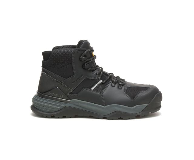 Cat - Provoke Mid Waterproof Alloy Toe Work Boot Black/Sand