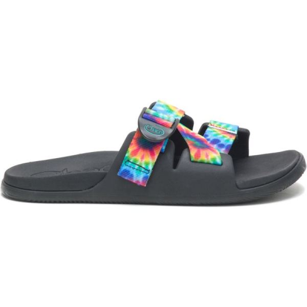 Chacos Flips Women's Chillos Slide - Dark Tie Dye