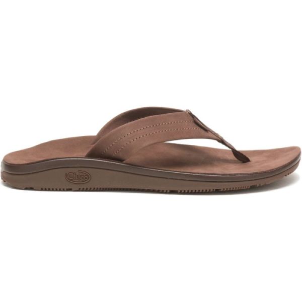 Chacos Sandals Women's Classic Leather Flip - Dark Brown