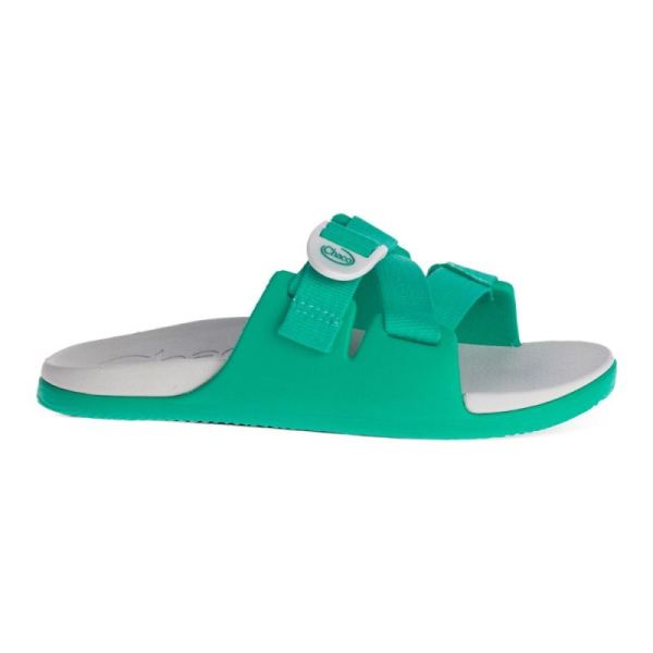 Chacos Kid's Sandals Chillos Slide - Teal - Click Image to Close