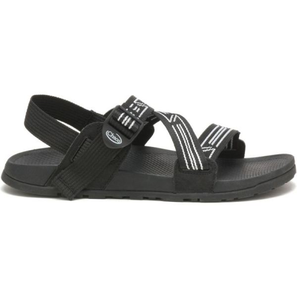 Chacos Sandals Men's Lowdown Sandal - Luminous Black/White