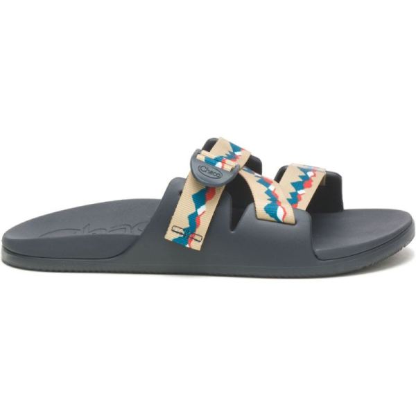 Chacos Flips Men's Chaco x New Belgium Chillos Slide USA - Wild Mountain Taupe