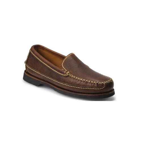 CHIPPEWA BOOTS | MEN'S RUGGED CASUAL BISON LOAFERS-BROWN