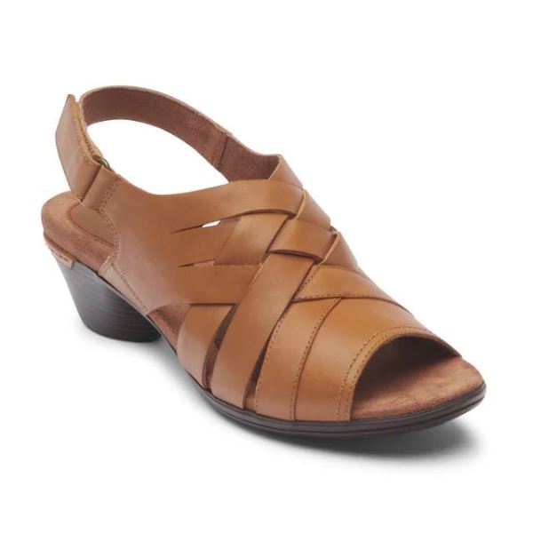 FREE SHIPPING COBB HILL WOMEN'S LAUREL WOVEN SANDAL-HONEY