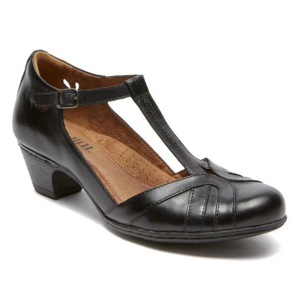FREE SHIPPING COBB HILL WOMEN'S ANGELINA HEEL-BLACK