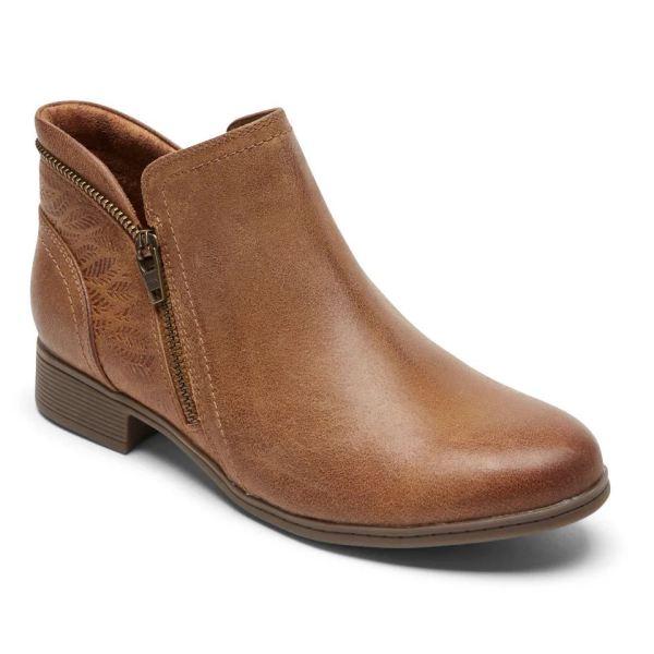 FREE SHIPPING COBB HILL WOMEN'S CROSBIE BOOTIE-TAN