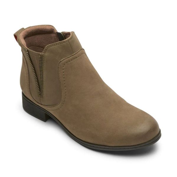FREE SHIPPING COBB HILL WOMEN'S CROSBIE GORE BOOTIE-FOREST NUBUCK