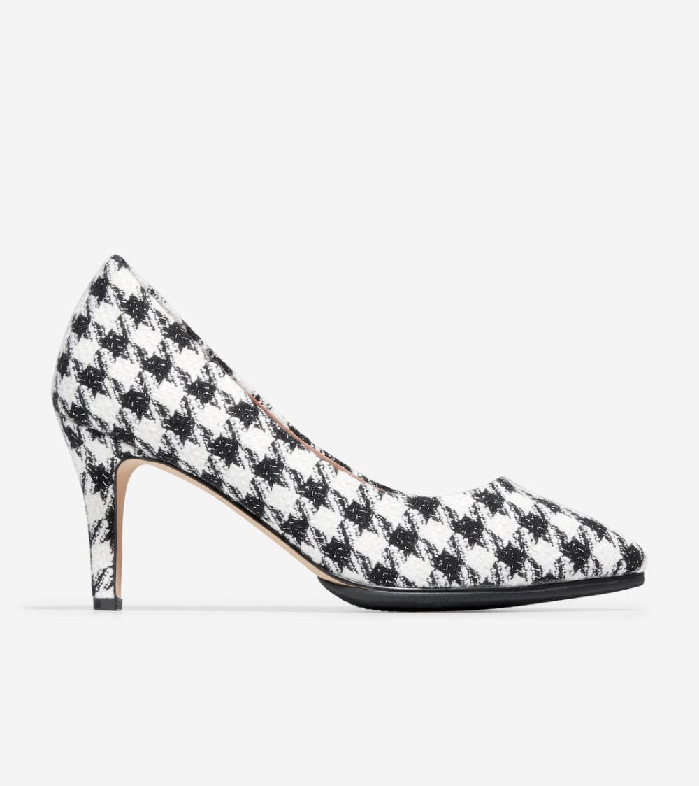 Cole Haan Free Shipping Women's Grand Ambition Pump - Metallic Houndstooth