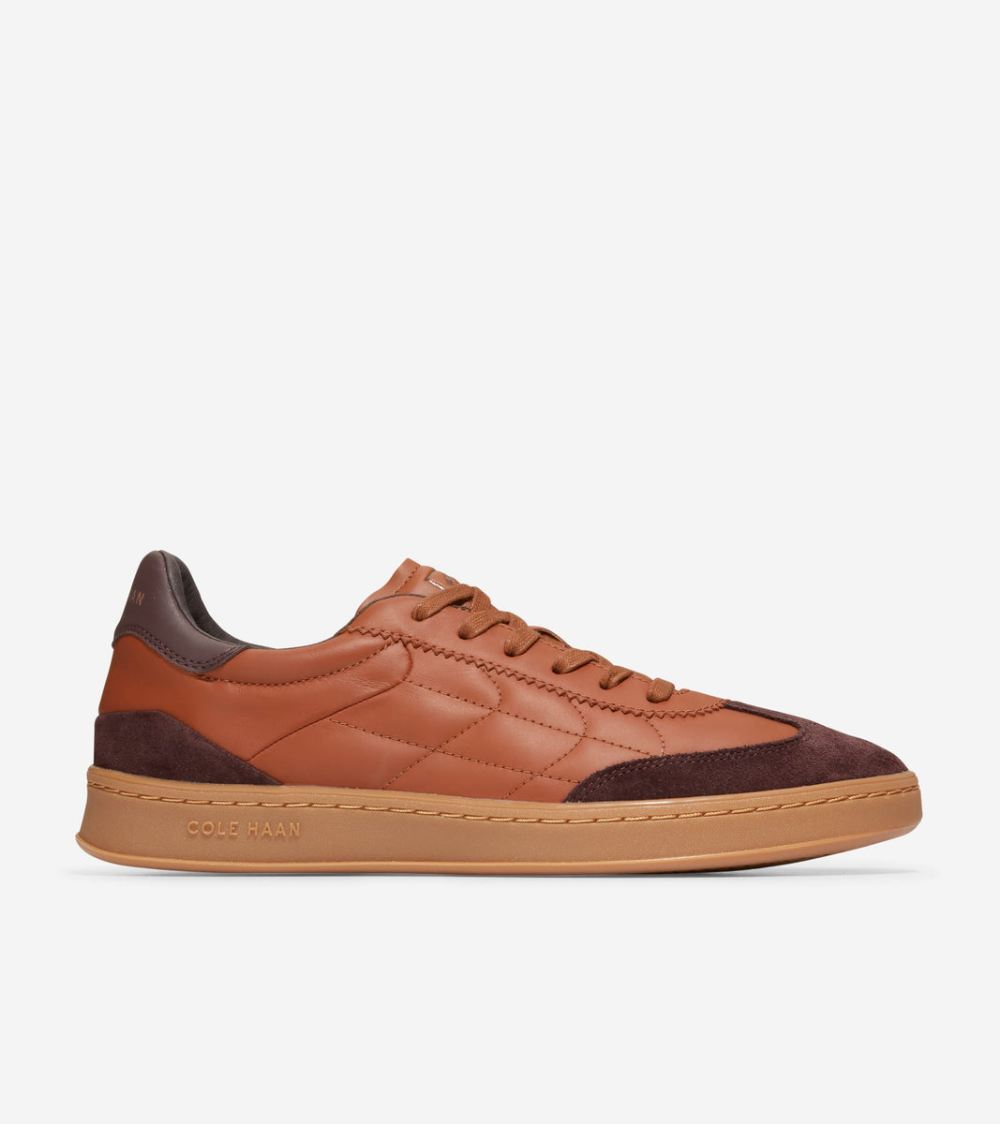 Cole Haan Free Shipping Men's GrandPro Breakaway Sneakers - British Tan-Madeira-Gum