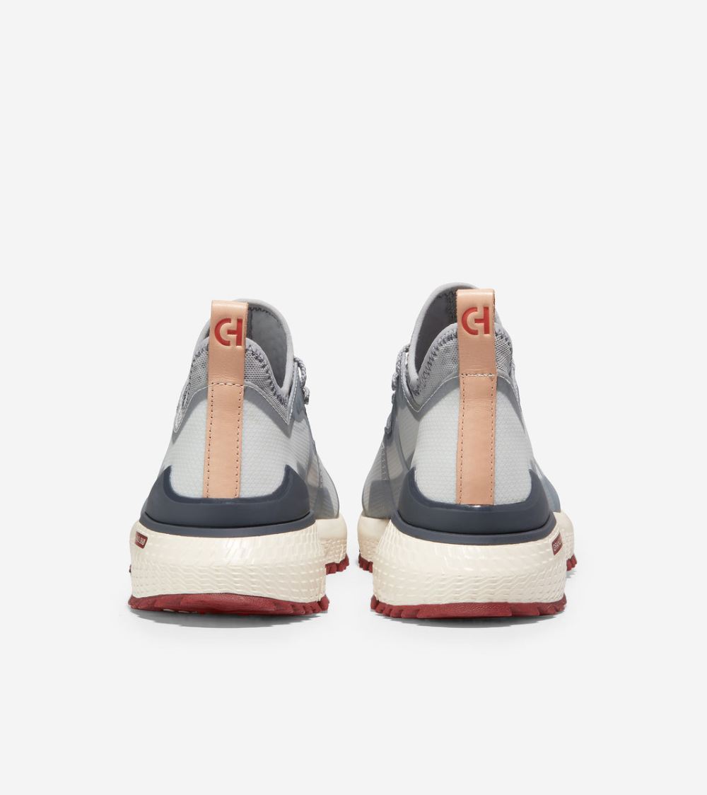 Cole Haan Free Shipping Men's ZEROGRAND Overtake Golf Shoe - Sleets-Syrah-Ivory