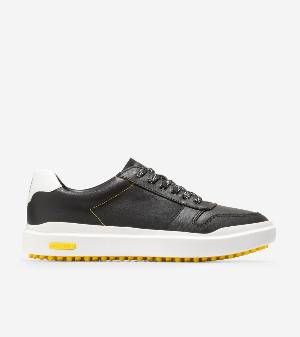 Cole Haan Free Shipping Women's GrandPro AM Golf Sneaker - Caviar Black