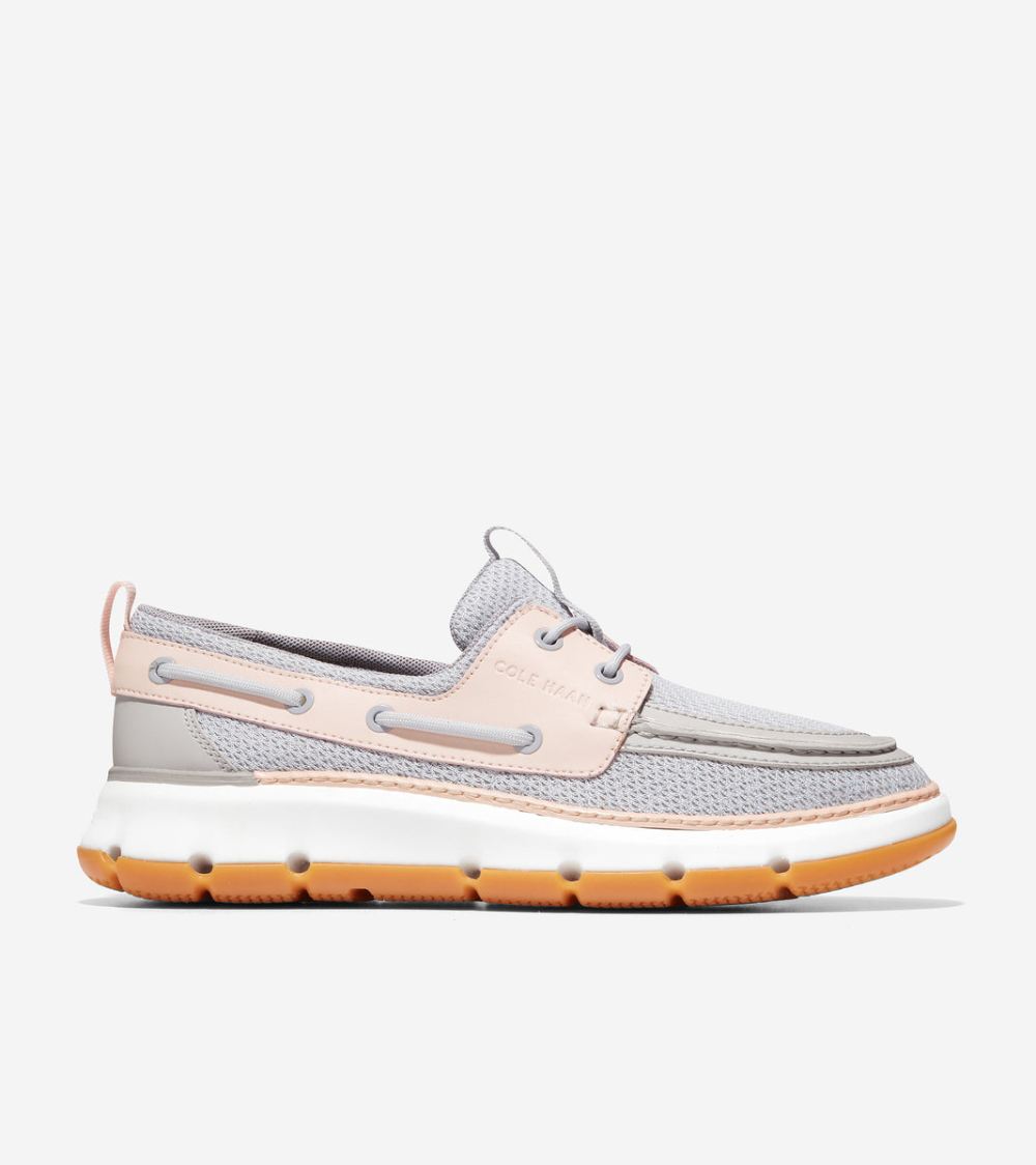 Cole Haan Free Shipping Women's 4.ZEROGRAND Regatta Boat Shoe - Microchip-Rosewater