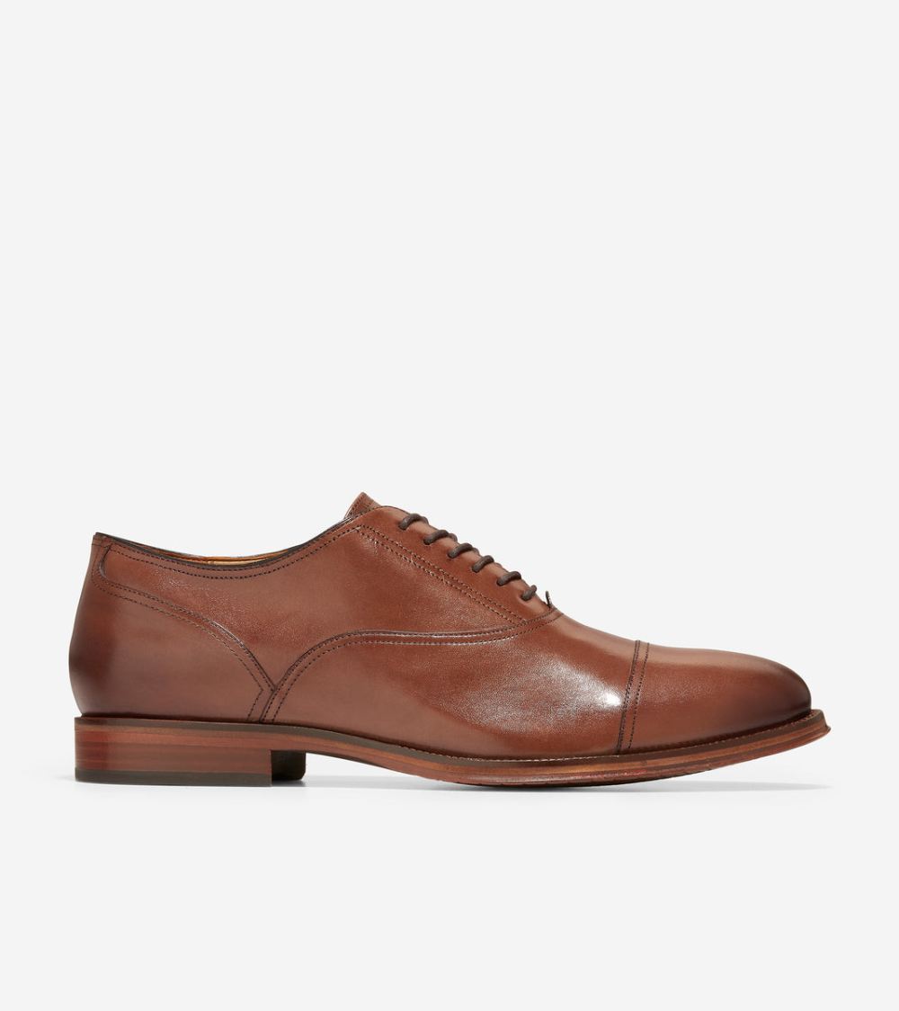 Cole Haan Free Shipping Men's Modern Classic Cap Toe Oxford - British Tan