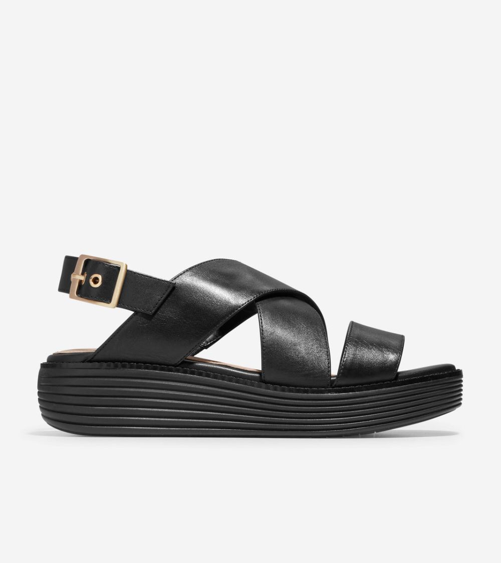 Cole Haan Free Shipping Women's OriginalGrand Platform Sandals - Black