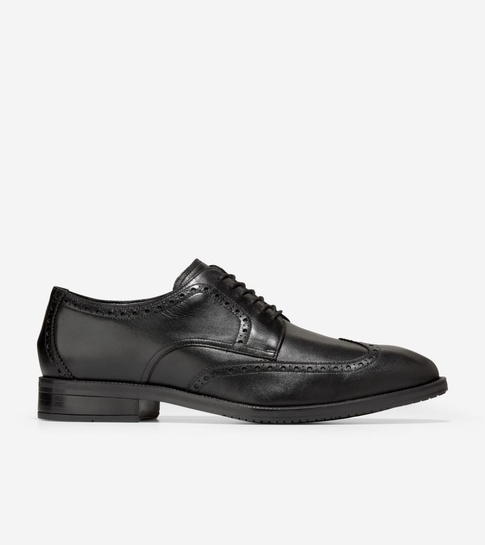 Cole Haan Free Shipping Men's Modern Essentials Wingtip Oxford - Black