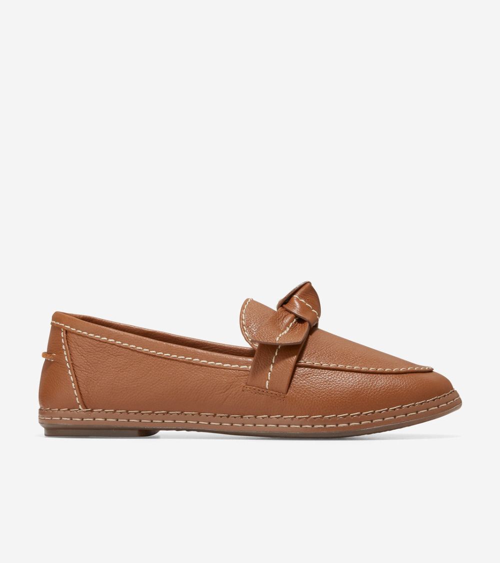 Cole Haan Free Shipping Women's Cloudfeel All-Day Bow Loafer - British Tan