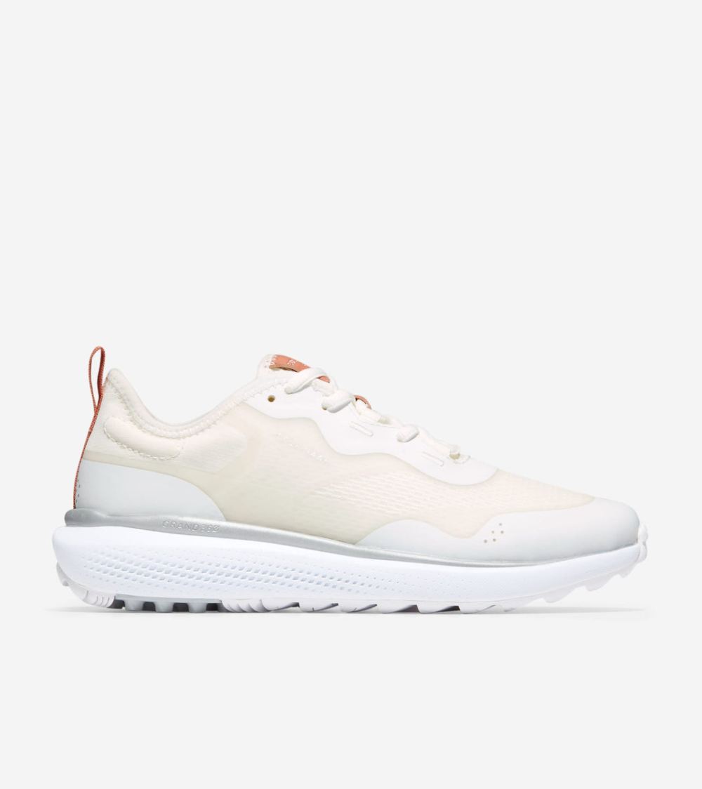 Cole Haan Free Shipping Women's ZEROGRAND Fairway x United Arrows ZEROGRAND Overtake Golf II - White-Tan-White