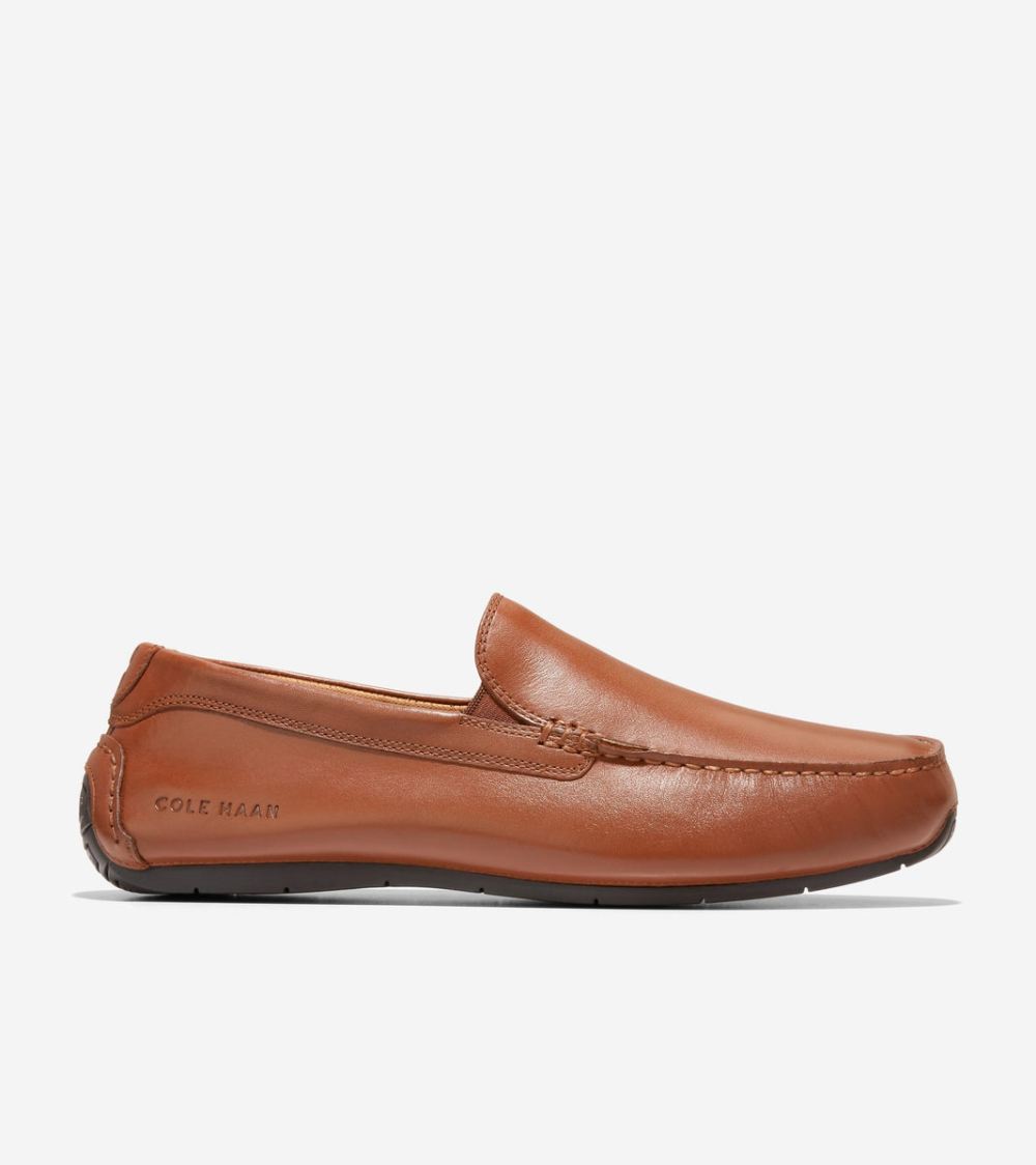 Cole Haan Free Shipping Men's Grand City Venetian Driver - Brown