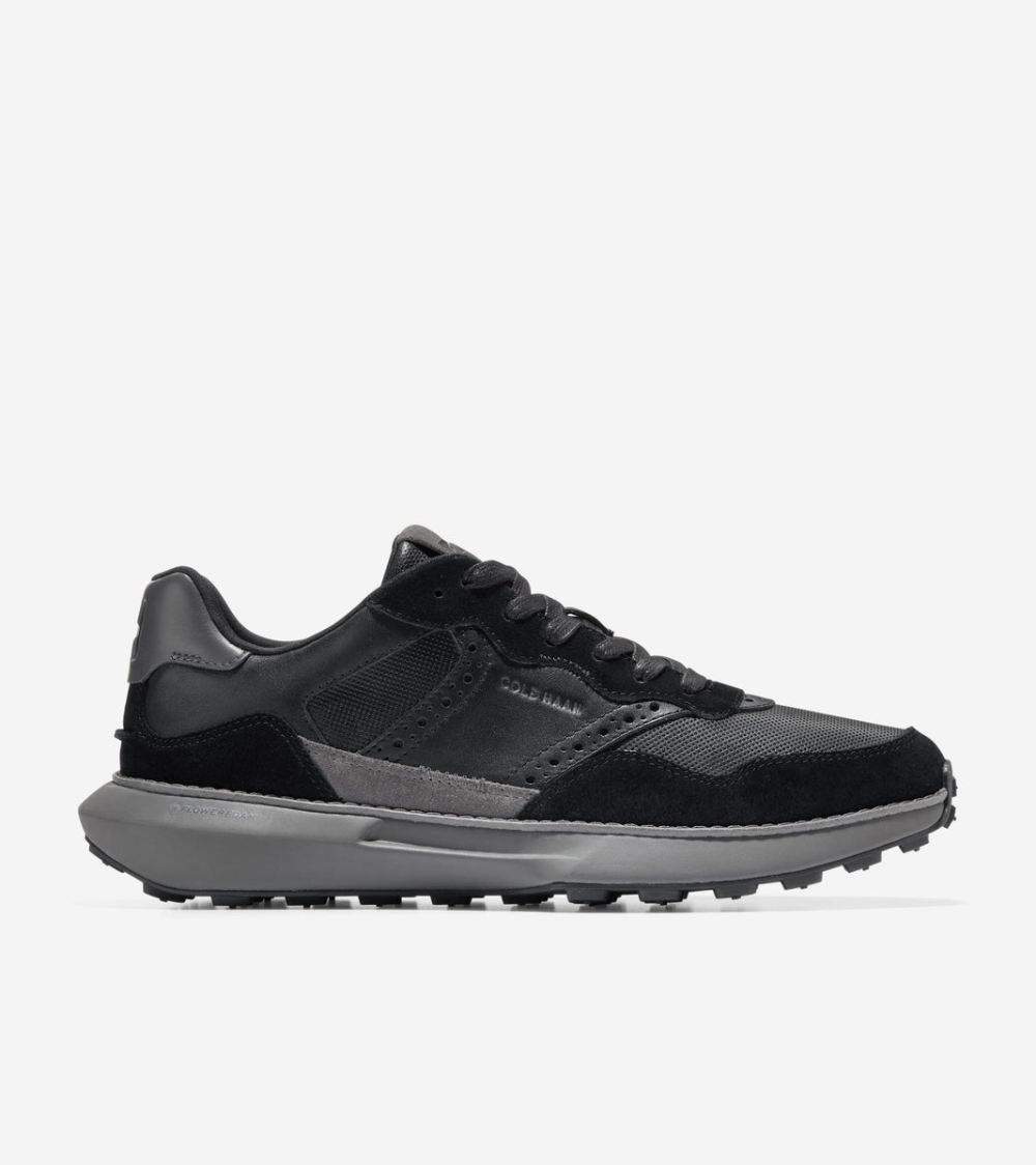 Cole Haan Free Shipping Men's GrandPro Ashland Sneakers - Black-Pavement