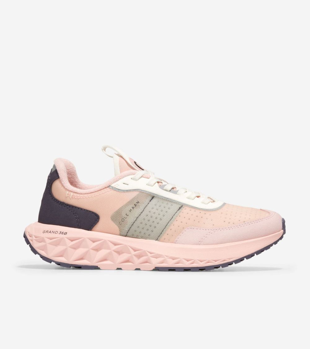 Cole Haan Free Shipping Women's ZEROGRAND Outpace 3 Running Shoe - Rose Smoke-Periscope-Rose Smoke