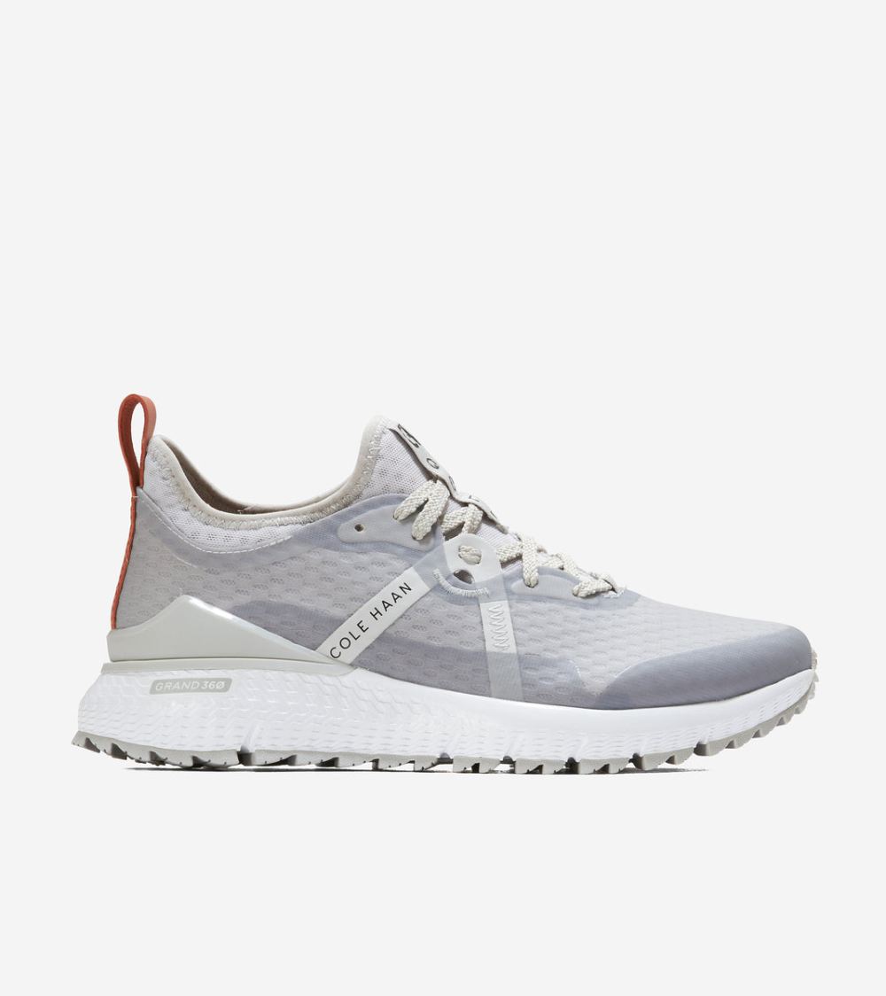 Cole Haan Free Shipping Men's Cole Haan Free Shipping x United Arrows ZEROGRAND Overtake Golf Shoe - Light Gray-White