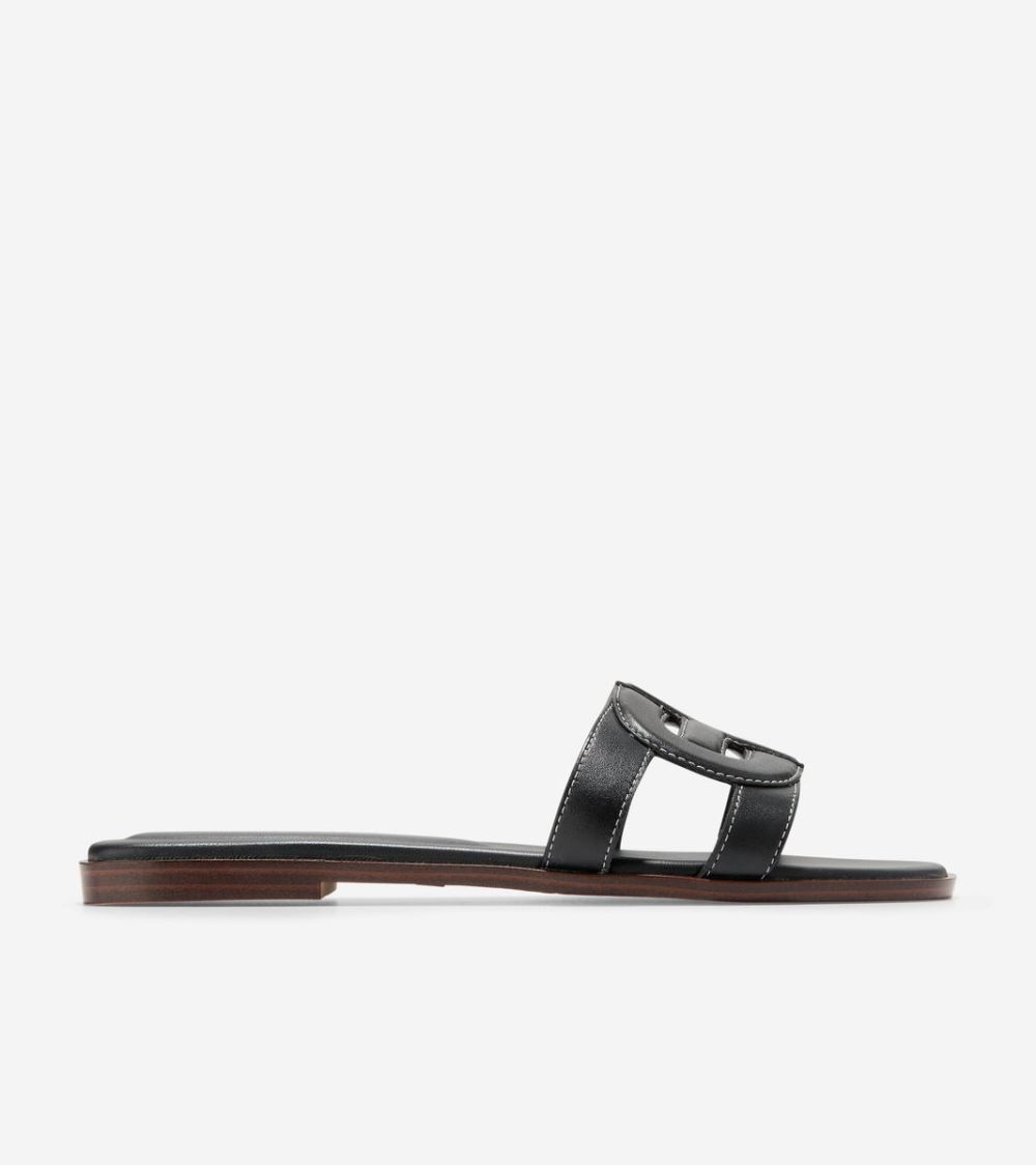 Cole Haan Free Shipping Women's Chrisee Slide Sandals - Black