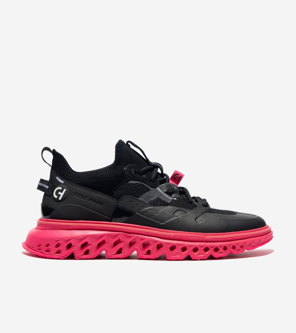 Men's Cole Haan Free Shipping x PHANTACi 5.ZEROGRAND WRK Sneaker - BLACK/SILVER/PHANTACI PINK