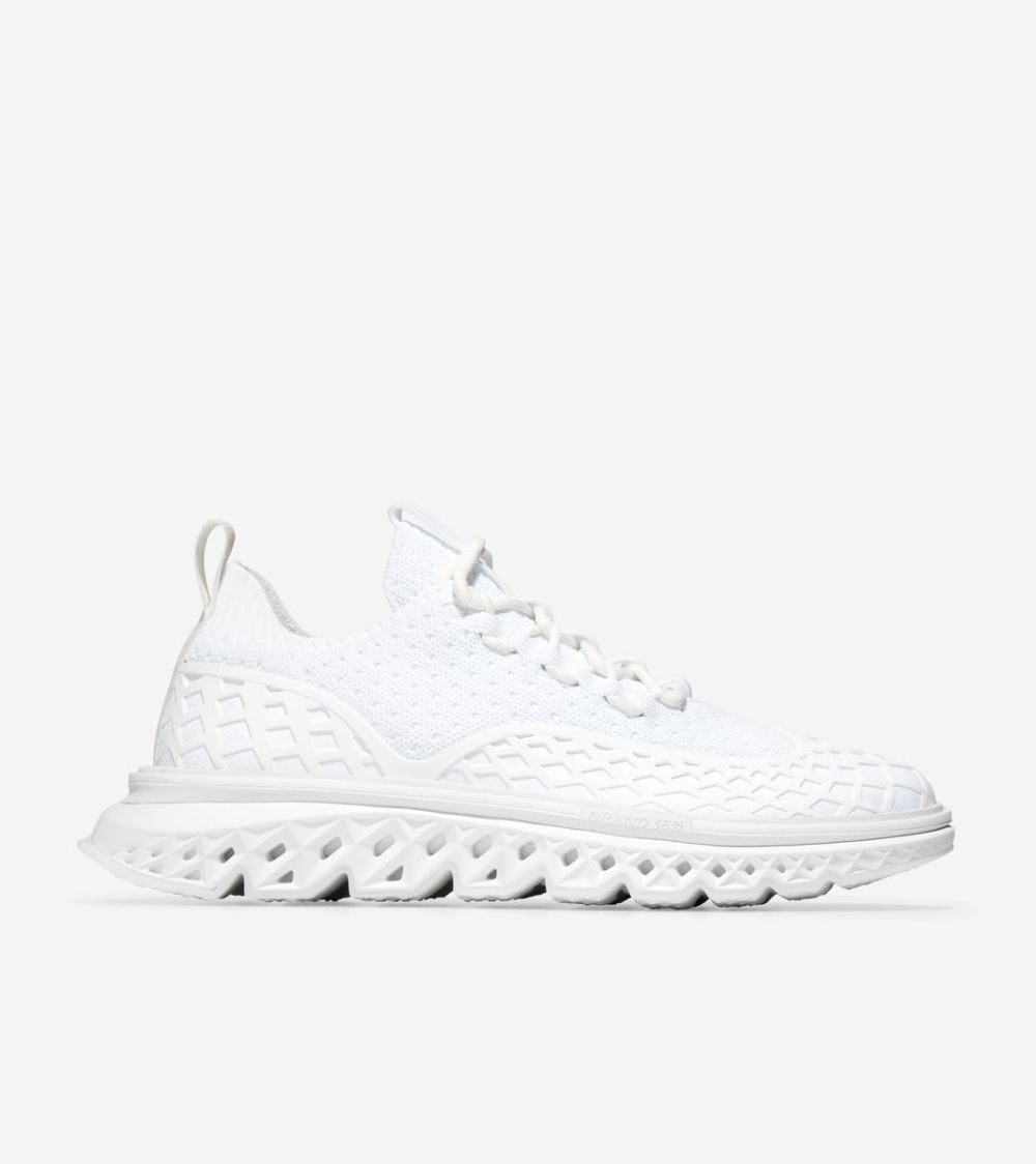 Cole Haan Free Shipping Men's 5.ZEROGRAND WRK Sneaker - White Stitchlite