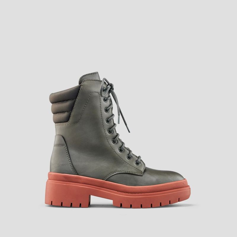 Women's Cougar Saydee Leather Waterproof Boot-Olive