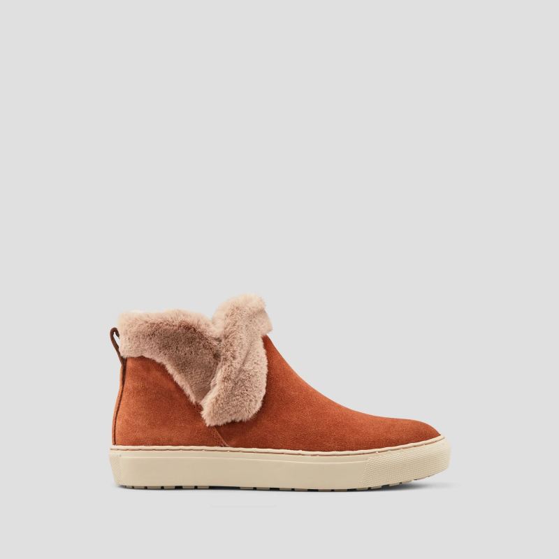 Women's Cougar Duffy2 Suede Waterproof Winter Sneaker-Tobacco