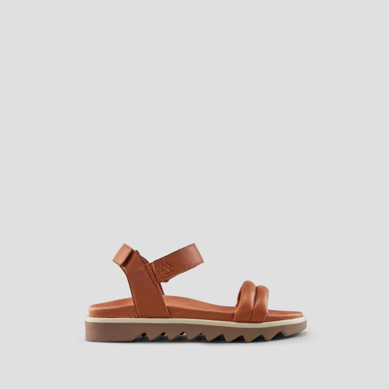 Women's Cougar Nolo Leather Water-Repellent Sandal-Cognac