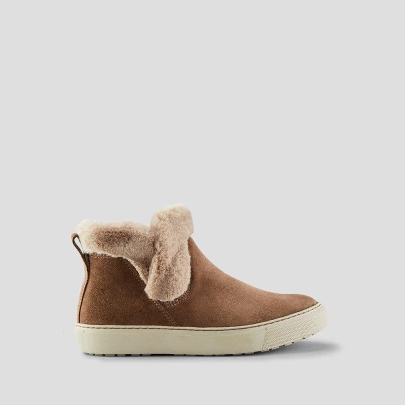 Women's Cougar Duffy Suede Waterproof Winter Sneaker-Draft